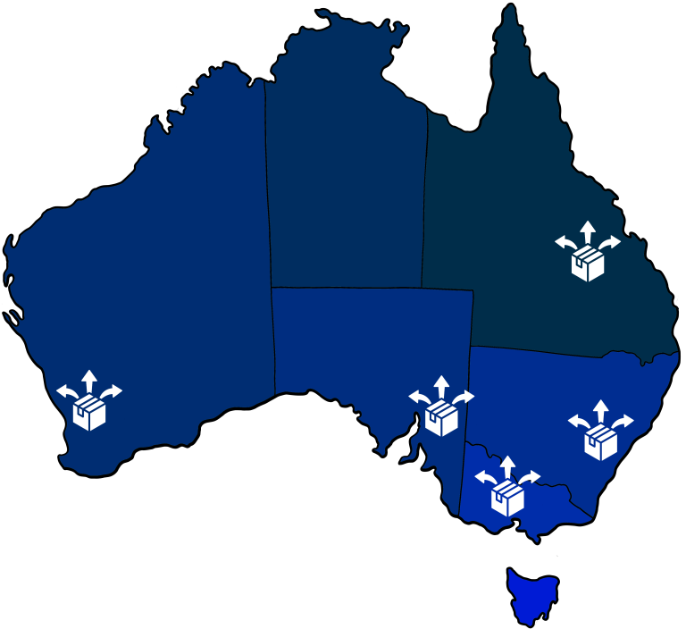 Australian Map Showing DuBois 3PL
