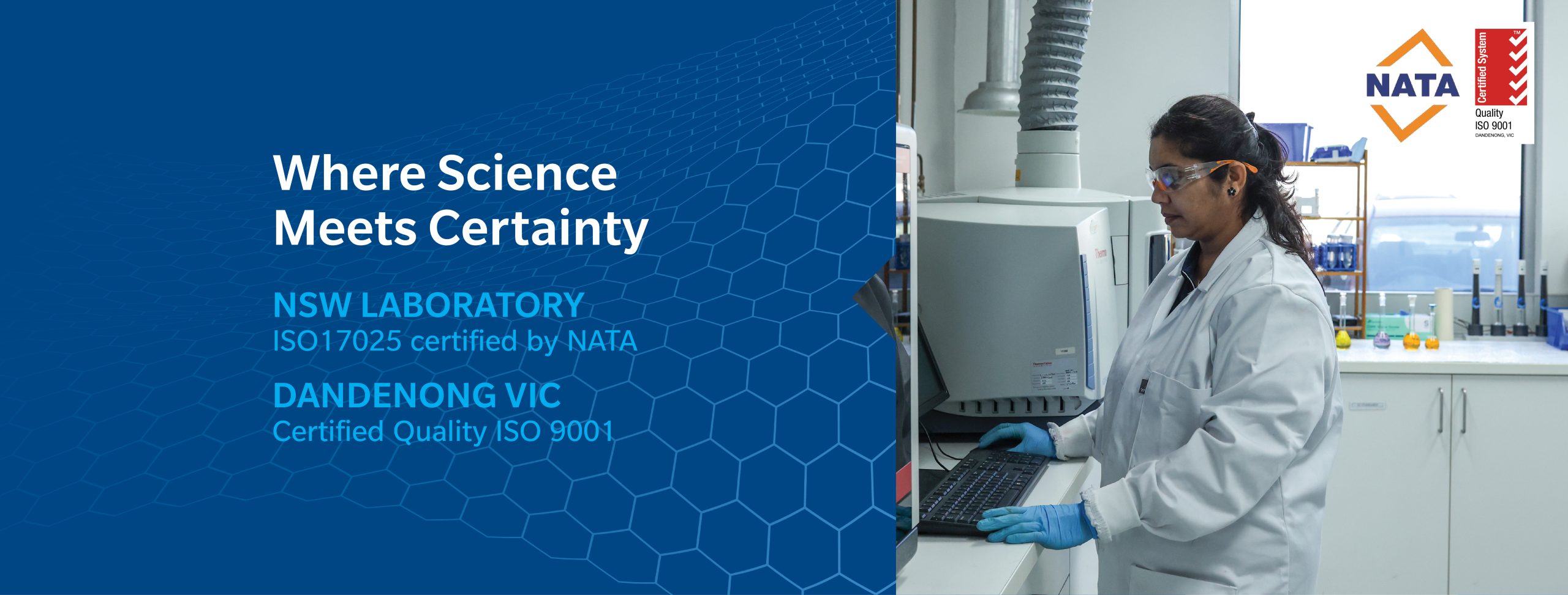 DuBois NATA and ISO Accredited